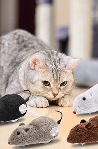 Raton Mecanico de Juguete para gatos